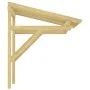 Impregnated pine wood door canopy 100x100x80 cm by vidaXL, Awnings - Ref: Foro24-318569, Price: 59,85 €, Discount: %