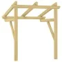 Vordach für imprägnierte Kiefernholztür 100x100x80 cm von vidaXL, Markisen - Ref: Foro24-318569, Preis: 58,71 €, Rabatt: %