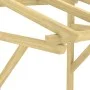 Vordach für imprägnierte Kiefernholztür 100x100x80 cm von vidaXL, Markisen - Ref: Foro24-318569, Preis: 58,71 €, Rabatt: %