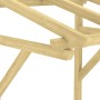Vordach für imprägnierte Kiefernholztür 100x100x80 cm von vidaXL, Markisen - Ref: Foro24-318569, Preis: 57,44 €, Rabatt: %