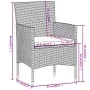 3-piece synthetic brown rattan garden dining set by vidaXL, Garden sets - Ref: Foro24-3098024, Price: 150,92 €, Discount: %