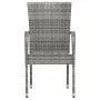 Juego de comedor para jardín 3 piezas ratán sintético gris by vidaXL, Garden sets - Ref: Foro24-3098029, Price: 124,17 €, Dis...