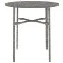 Juego de comedor para jardín 3 piezas ratán sintético gris by vidaXL, Garden sets - Ref: Foro24-3098029, Price: 124,17 €, Dis...