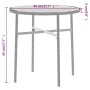 Gartenmöbel-Set, 3-teilig, aus grauem synthetischem Rattan von vidaXL, Gartensets - Ref: Foro24-3098029, Preis: 122,19 €, Rab...