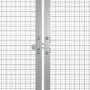 Anthrazitfarbener Hühnerkäfig aus verzinktem Stahl, 200 x 91 x 100 cm von vidaXL, Käfige und Lebensräume für Kleintiere - Ref...