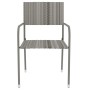3-piece garden dining set gray synthetic rattan by vidaXL, Garden sets - Ref: Foro24-3098034, Price: 85,74 €, Discount: %