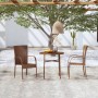 Juego de comedor para jardín 3 piezas ratán sintético marrón de vidaXL, Conjuntos de jardín - Ref: Foro24-3098027, Precio: 12...