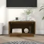 Honigbrauner TV-Schrank aus massivem Kiefernholz, 60 x 35 x 35 cm von vidaXL, TV-Möbel - Ref: Foro24-813827, Preis: 33,37 €, ...