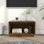 Mueble de TV madera maciza de pino marrón miel 60x35x35 cm de vidaXL, Muebles TV - Ref: Foro24-813827, Precio: 33,75 €, Descu...