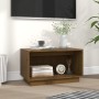 Mueble de TV madera maciza de pino marrón miel 60x35x35 cm de vidaXL, Muebles TV - Ref: Foro24-813827, Precio: 33,75 €, Descu...