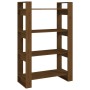 Honigbraunes Kiefernholz Regal/Raumteiler 80x35x125cm von vidaXL, Bücherregale und Regale - Ref: Foro24-813907, Preis: 80,79 ...