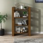 Honigbraunes Kiefernholz Regal/Raumteiler 80x35x125cm von vidaXL, Bücherregale und Regale - Ref: Foro24-813907, Preis: 80,79 ...