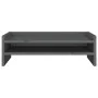 Monitor stand solid gray pine wood 50x24x16 cm by vidaXL, Computer bases and risers - Ref: Foro24-813986, Price: 26,37 €, Dis...