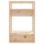 Regal/Raumteiler aus massivem Kiefernholz 41x35x57 cm von vidaXL, Bücherregale und Regale - Ref: Foro24-813854, Preis: 27,84 ...