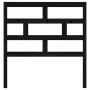 Solid black pine wood bed headboard 96x4x100 cm by vidaXL, Headboards and footboards - Ref: Foro24-814178, Price: 27,33 €, Di...