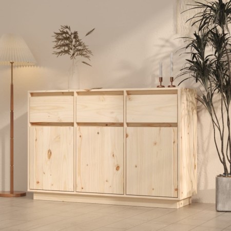 Solid pine wood sideboard 110x34x75 cm by vidaXL, Sideboards - Ref: Foro24-813814, Price: 162,94 €, Discount: %