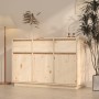 Solid pine wood sideboard 110x34x75 cm by vidaXL, Sideboards - Ref: Foro24-813814, Price: 162,94 €, Discount: %