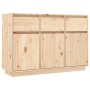 Solid pine wood sideboard 110x34x75 cm by vidaXL, Sideboards - Ref: Foro24-813814, Price: 162,94 €, Discount: %