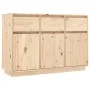 Solid pine wood sideboard 110x34x75 cm by vidaXL, Sideboards - Ref: Foro24-813814, Price: 160,31 €, Discount: %