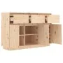 Solid pine wood sideboard 110x34x75 cm by vidaXL, Sideboards - Ref: Foro24-813814, Price: 160,31 €, Discount: %