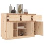 Solid pine wood sideboard 110x34x75 cm by vidaXL, Sideboards - Ref: Foro24-813814, Price: 162,94 €, Discount: %