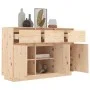Solid pine wood sideboard 110x34x75 cm by vidaXL, Sideboards - Ref: Foro24-813814, Price: 160,31 €, Discount: %