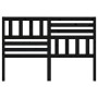 Cabecero de cama madera maciza de pino negro 146x4x100 cm | Foro24.es | Tu tienda online para hogar, jardín y más Foro24.es