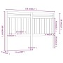 Bettkopfteil aus massivem Kiefernholz, 156 x 4 x 100 cm von vidaXL, Kopf- und Fußteile - Ref: Foro24-814099, Preis: 50,44 €, ...
