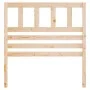 Bettkopfteil aus massivem Kiefernholz, 81 x 4 x 100 cm von vidaXL, Kopf- und Fußteile - Ref: Foro24-814119, Preis: 35,84 €, R...