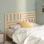 Cabecero de cama madera maciza de pino 126x4x100 cm de vidaXL, Cabeceros y pies de cama - Ref: Foro24-814134, Precio: 51,43 €...
