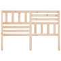 Cabecero de cama madera maciza de pino 126x4x100 cm de vidaXL, Cabeceros y pies de cama - Ref: Foro24-814134, Precio: 42,73 €...