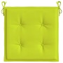 Cojines de silla de jardín 2 uds tela Oxford verde 50x50x4 cm