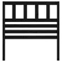 Solid black pine wood bed headboard 81x4x100 cm by vidaXL, Headboards and footboards - Ref: Foro24-814123, Price: 34,52 €, Di...