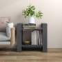 Regal/Raumteiler aus grauem Kiefernholz, 60 x 35 x 57 cm von vidaXL, Bücherregale und Regale - Ref: Foro24-813876, Preis: 32,...