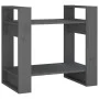 Estantería/divisor de espacios madera pino gris 60x35x57 cm de vidaXL, Librerías y estanterías - Ref: Foro24-813876, Precio: ...