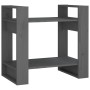 Regal/Raumteiler aus grauem Kiefernholz, 60 x 35 x 57 cm von vidaXL, Bücherregale und Regale - Ref: Foro24-813876, Preis: 32,...