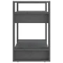 Estantería/divisor de espacios madera pino gris 60x35x57 cm de vidaXL, Librerías y estanterías - Ref: Foro24-813876, Precio: ...