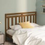 Honey brown solid pine wood bed headboard 166x4x100 cm by vidaXL, Headboards and footboards - Ref: Foro24-814107, Price: 55,3...