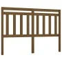 Bettkopfteil aus massivem Kiefernholz in Honigbraun, 166 x 4 x 100 cm von vidaXL, Kopf- und Fußteile - Ref: Foro24-814107, Pr...