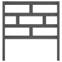 Solid gray pine wood bed headboard 81x4x100 cm by vidaXL, Headboards and footboards - Ref: Foro24-814171, Price: 27,33 €, Dis...