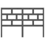 Solid gray pine wood bed headboard 166x4x100 cm by vidaXL, Headboards and footboards - Ref: Foro24-814206, Price: 59,64 €, Di...