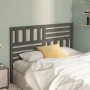 Solid gray pine wood bed headboard 166x4x100 cm by vidaXL, Headboards and footboards - Ref: Foro24-814156, Price: 58,00 €, Di...