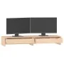 Monitorständer aus massivem Kiefernholz, 100 x 27 x 15 cm von vidaXL, Computersockel und -erhöhungen - Ref: Foro24-813959, Pr...