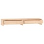 Solid pine wood monitor stand 100x27x15 cm by vidaXL, Computer bases and risers - Ref: Foro24-813959, Price: 44,83 €, Discoun...