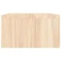 Soporte para monitor madera maciza de pino 100x27x15 cm de vidaXL, Bases y elevadores para ordenadores - Ref: Foro24-813959, ...