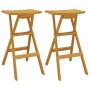 3-piece folding bar set solid teak wood by vidaXL, Garden sets - Ref: Foro24-3100777, Price: 361,77 €, Discount: %