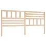 Bettkopfteil aus massivem Kiefernholz, 206 x 4 x 100 cm von vidaXL, Kopf- und Fußteile - Ref: Foro24-814164, Preis: 53,63 €, ...