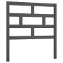 Solid gray pine wood bed headboard 96x4x100 cm by vidaXL, Headboards and footboards - Ref: Foro24-814176, Price: 34,38 €, Dis...