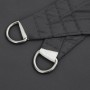 Toldo de vela cuadrado tela Oxford gris antracita 6x6 m