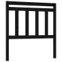 Cabecero de cama madera maciza de pino negro 96x4x100 cm de vidaXL, Cabeceros y pies de cama - Ref: Foro24-814078, Precio: 20...